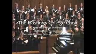 Rutter: Blow, Blow, Thou Winter Wind (The Hastings College Choir)
