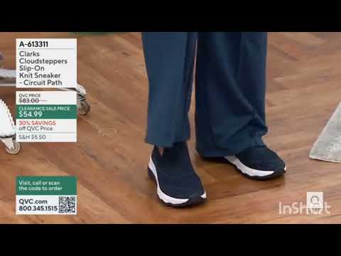 Clarks Cloudsteppers Slip-On Knit Sneakers - Circuit Path - First Version earlier today