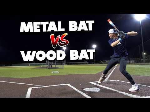 How much hotter is a METAL BAT than a WOOD BAT? | Baseball Bat Bros feat. PJ Morlando