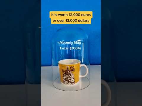 One of the most expensive mugs in the world! Moomin Mug Fazer (2004) 💎😍 #moomin #muumi