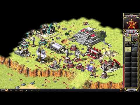 Red Alert 2 8 players: Mayan Temple 1 vs 7 brutal