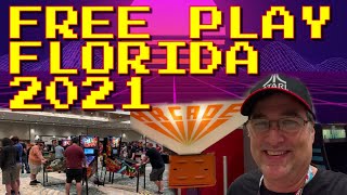 Free Play Florida 2021! MASSIVE Video Game Convention! Pinball, games, & toys!