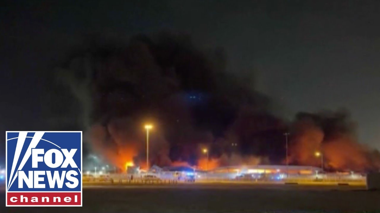 BREAKING: Fire and smoke seen inside US embassy compound in Kuwait