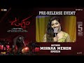 Actress Mirnaa Menon Speech At Ugram Pre Release Event YouWe Media