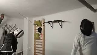 Sabre fencing/sparring