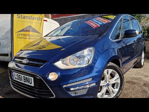 2012 FORD S-MAX 2.0 TDCI TITANIUM 136 METALLIC INK BLUE 7 SEATER