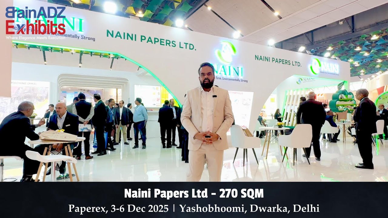 Naini Papers Ltd at Paperex 2025 – When every square meter works smarter.