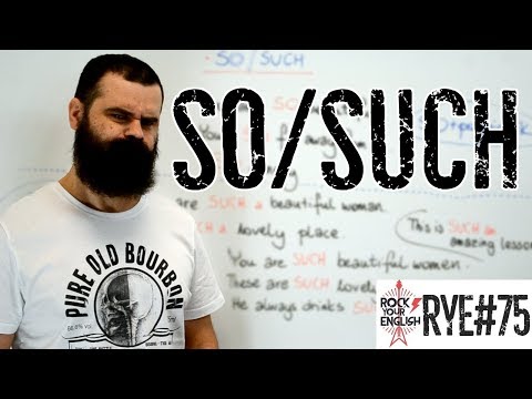 SO / SUCH | ROCK YOUR ENGLISH #75