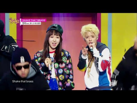 【TVPP】Amber(f(x)) - SHAKE THAT BRASS (feat. WENDY) @ First Solo Debut Stage, Show Music core Live