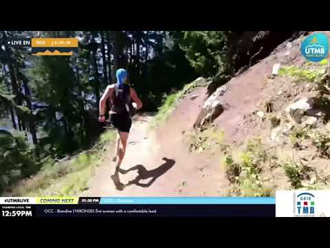 1st is Runners and 2nd is cameraman. Ultra-Trail du Mont-Blanc