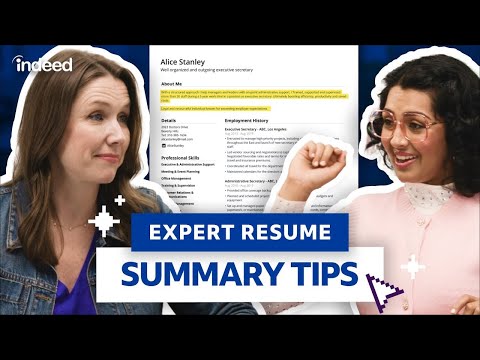 Expert Tips to Craft a STRONG Resume Summary 💪 | Resume Reacts by Indeed