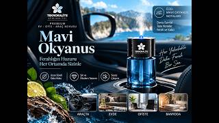 AirMist D5 Ultrasonik Aroma Difüzörü Mavi Okyanus – Akıllı Elektronik Koku Makin
