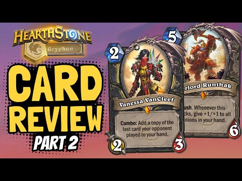 A NEW VANCLEEF!! Good Handbuff?? New Core Set cards & reworks! | Core Set Review #2 | Hearthstone