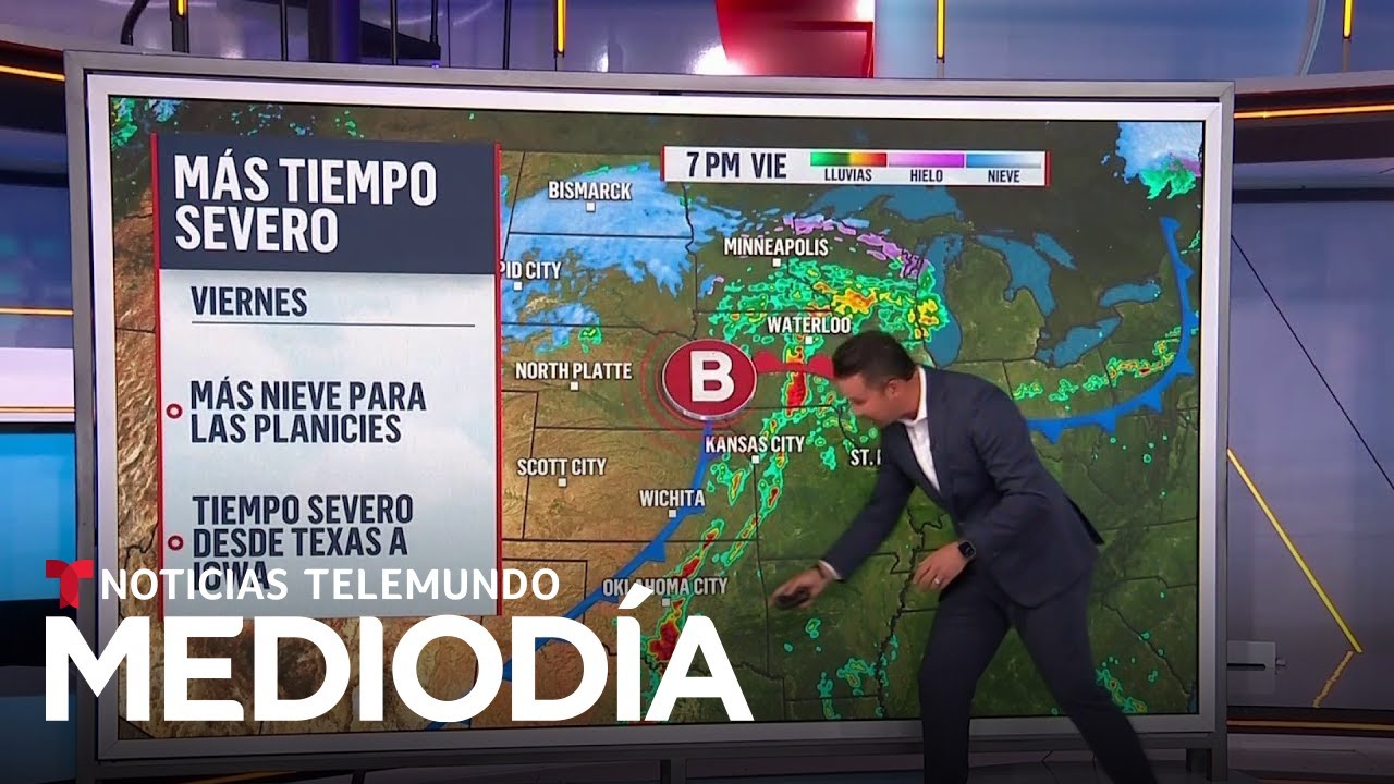 Tiempo severo (con tornados incluidos) complicará el fin de semana de Pascua en varios estados