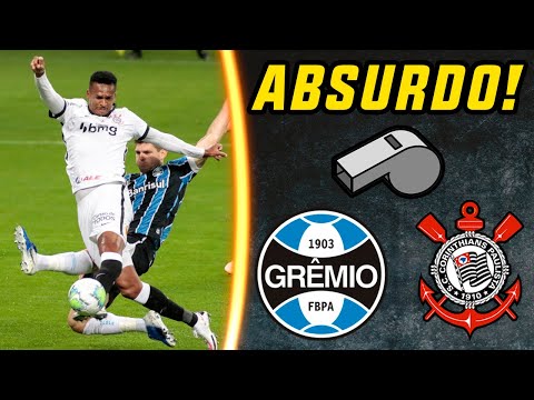 PÊNALTI NÃO MARCADO EM JÔ x PÊNALTI MARCADO EM DIEGO SOUZA | GRÊMIO 0 x 0 CORINTHIANS