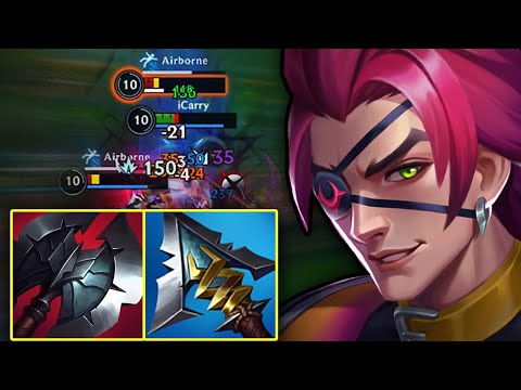Wild Rift RED Kayn is OP! Insane Healing + Burst Damage Jungle Carry