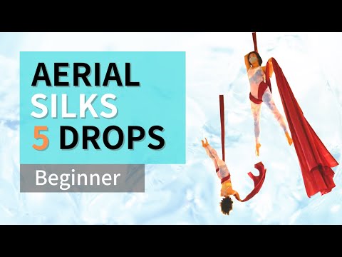 Aerial Silks Drop Tutorial | Beginner DROP Best 5 | Meg Aerial Fitness