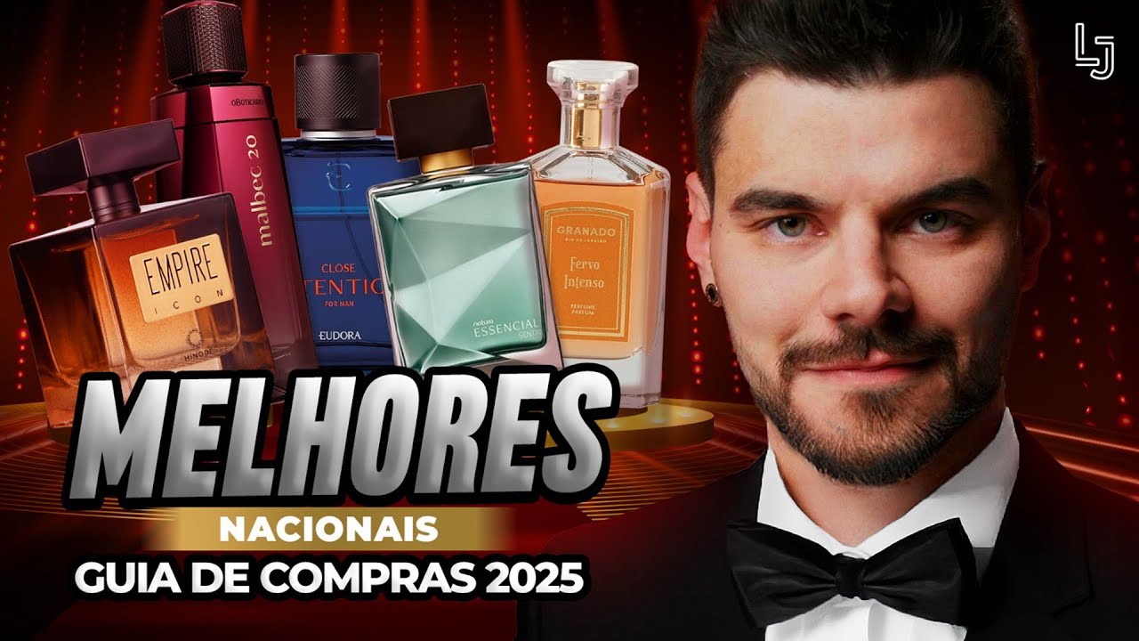 TOP 20 MELHORES PERFUMES MASCULINOS NACIONAIS DO ANO - GUIA DE COMPRAS 2025