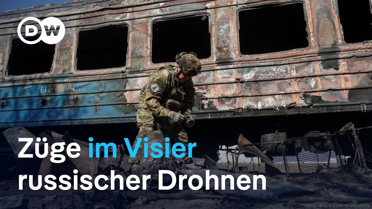 Russland verstärkt Angriffe auf ukrainisches Eisenbahnnetz
