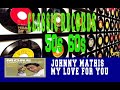 JOHNNY MATHIS - MY LOVE FOR YOU