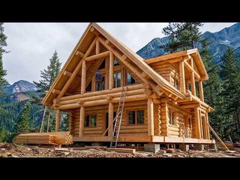 Man Lives Self-Sufficiently for 7 Years to Build an Isolated Log Cabin |performed by@Nik Rijavec
