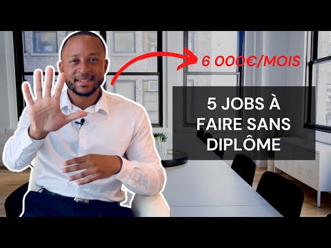 💡 Comment trouver un emploi sans diplômes en france