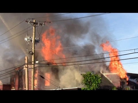 Orange Fire Department 3rd Alarm Working Warehouse Fire 350 Washington St 7-26-16