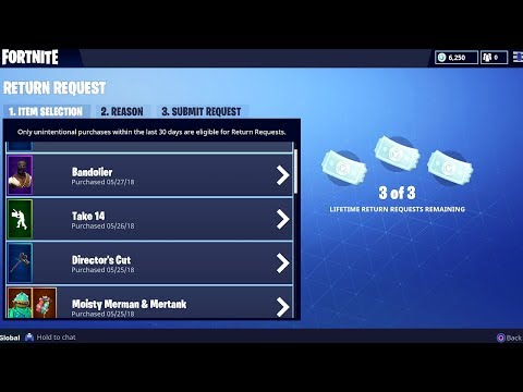 How To Refund Skins In Fortnite - how to refund skins in fortnite