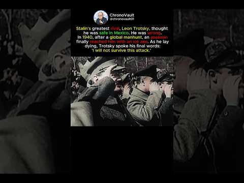 Stalin’s Deadliest Revenge: The End of Leon Trotsky 🪓