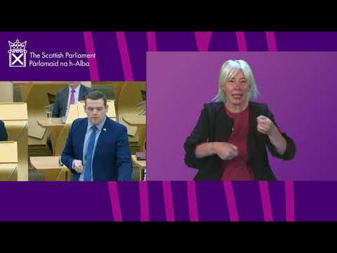 First Minister's Questions (BSL) - 24 March 2022