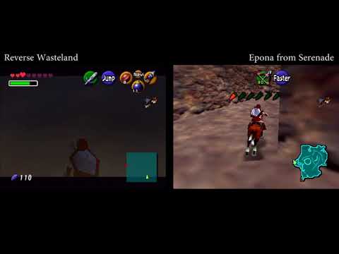 Path Comparison to GTG : Reverse Wasteland Versus Serenade with Epona