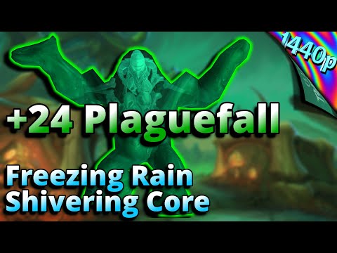 +24 Plaguefall NF Frost Mage 9.1.5 Gameplay