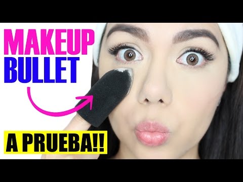 PROBANDO LA DEDO-ESPONJA | PRIMERA IMPRESIÓN MAKEUP BULLET FINGER SPONGE | MARIEBELLE COSMETICS