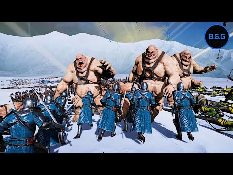 15,000 Human Army VS 30,000 Undead Army - Epic Fantasy Battle Simulator EFBS
