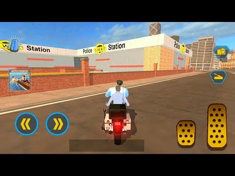 Us Police Motor Bike Chase :City Gangster Fight Game, Gameplay
