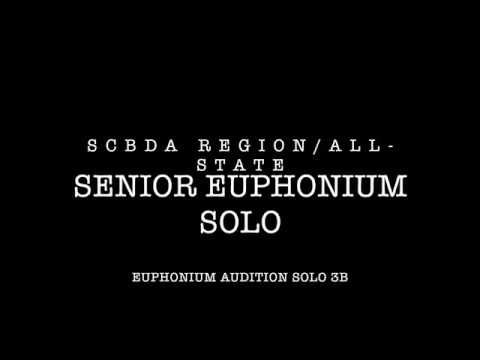 SCBDA Senior Region Band Euphonium Solo 3B
