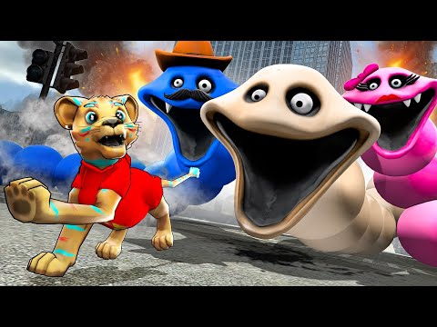 EVERY HUNGRY WORM IS FOLLOWING ME... (Gmod Sandbox)