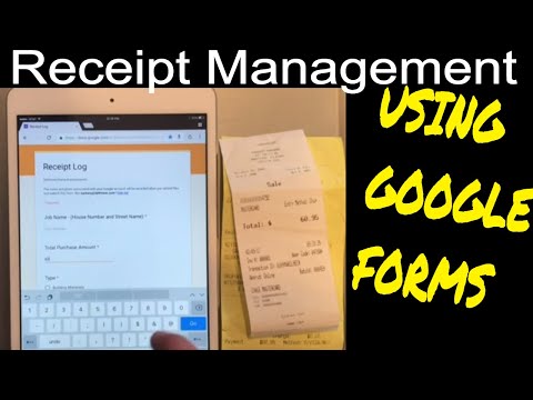 Super Easy Way To Track Receipts and Expenses Using Google Forms