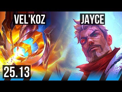 VEL'KOZ vs JAYCE (MID) | Rank 24 | KR Challenger | 25.13