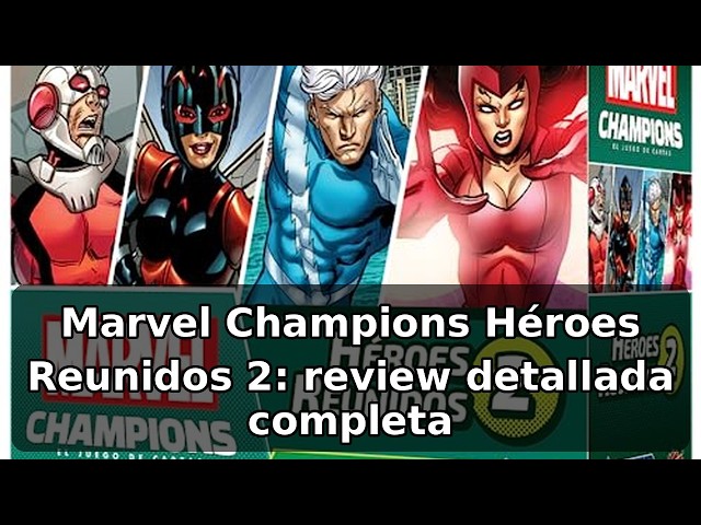 Vídeo relacionado con Fantasy Flight Games - Marvel Champions: Héroes Reunidos 2 - Expansión en Español
