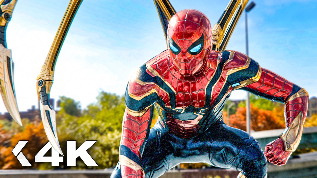 All EPIC Action Scenes of Tom Holland's SPIDER-MAN 🔥 4K