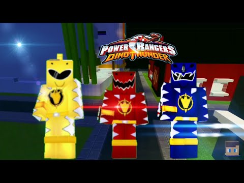 abertura nova série power rangers dino thunder Minecraft