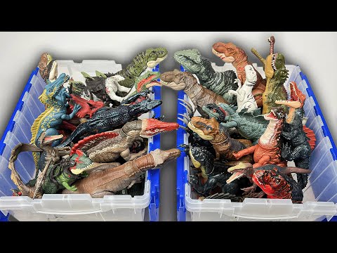 100 JURASSIC WORLD FIGURES SPECIAL VIDEO | Tyrannosaurus Rex, Indominus Rex, and More!