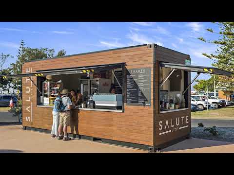 Luxury Shipping Container Cafe
