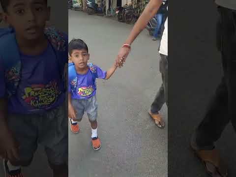 Athi's 1st Day School | Life of Praju | #trending #trendingshorts #family #trend