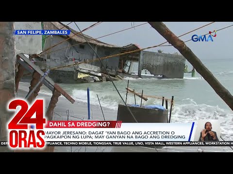 Istruktura ng mga resort, nasira sa pagguho ng kinatatayuan sa beach | 24 Oras