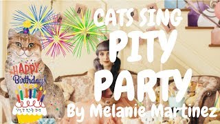 Cats Sing Pity Party by Melanie Martinez | Cats Singing Song