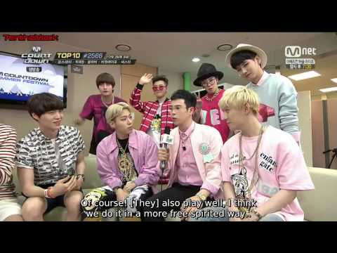 [7ONTHEBLOCK] 140731 MCountdown Block B + B1A4 Interview