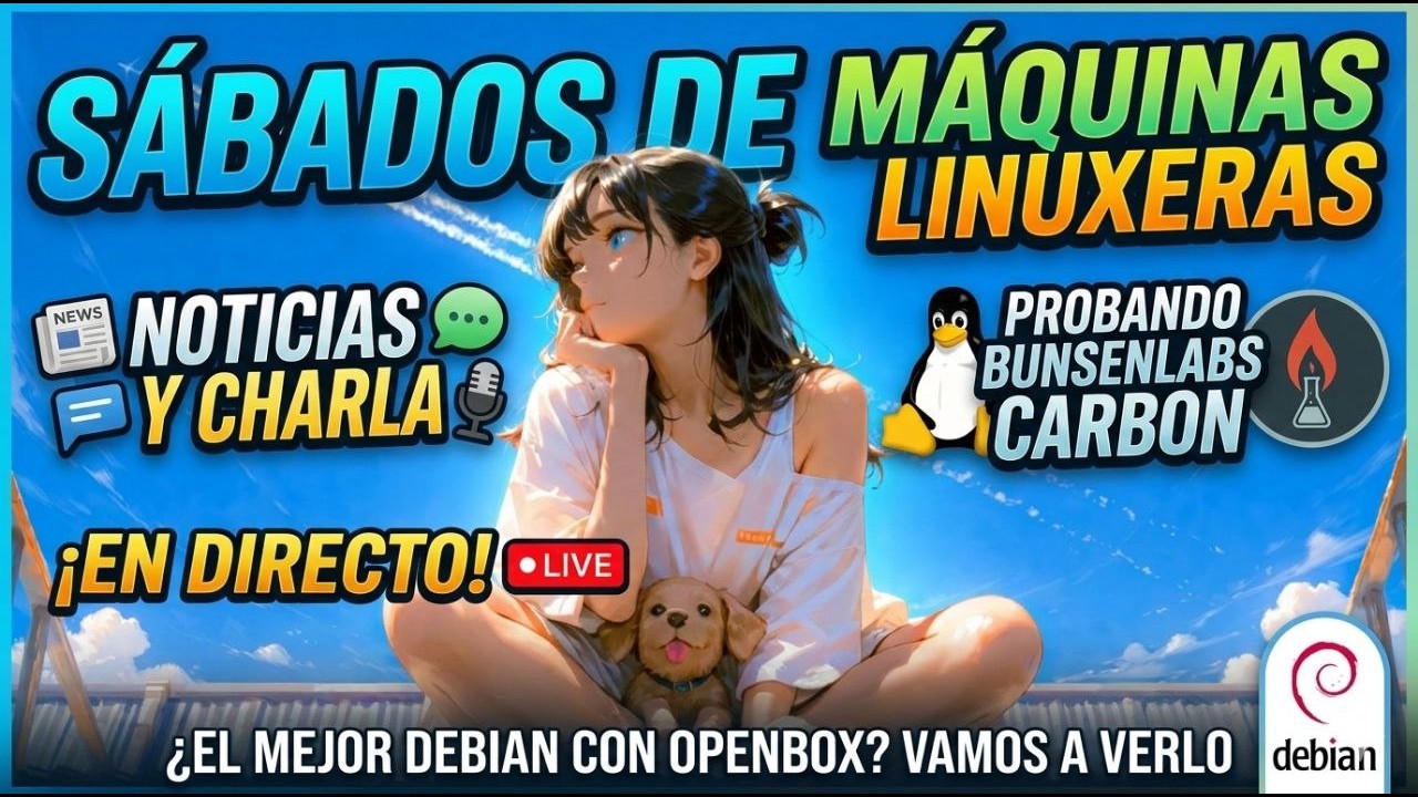 😎 Café, Noticias Tech y probando la elegancia de Bunsenlabs Carbon