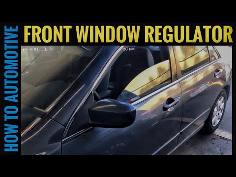 How To Replace The Front Door Window Regulator On A Honda Accord (2002-2007)